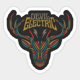 Devil Electric Deer Sticker